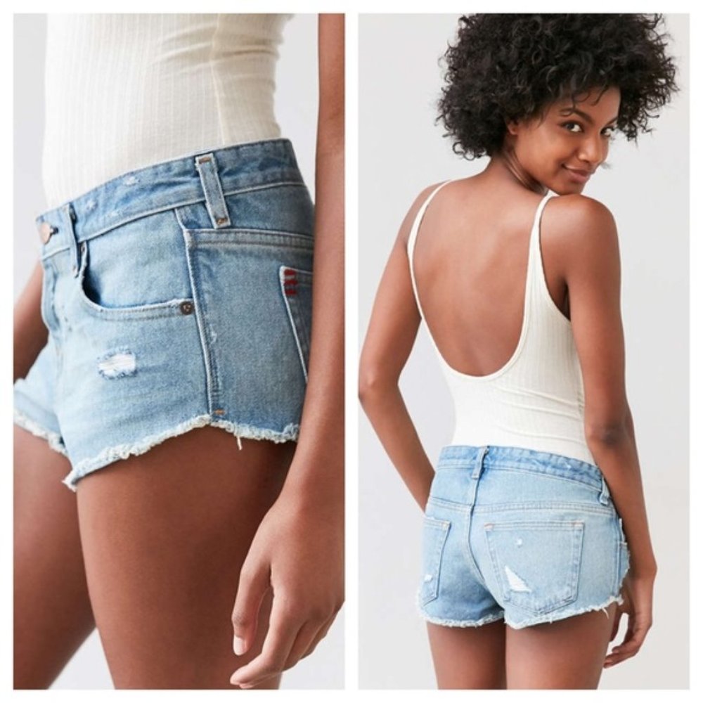 Urban Outfitters BDG Low Rise Denim Dolphin Shorts